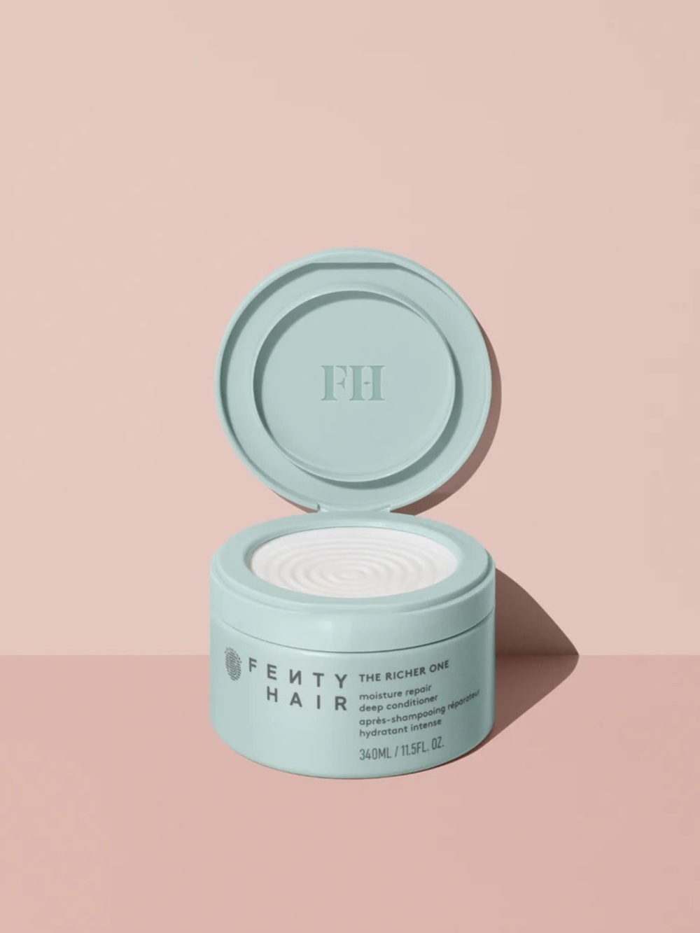 Fenty Beauty The Richer One Moisture Repair Deep Conditioner - Light Mint Jar